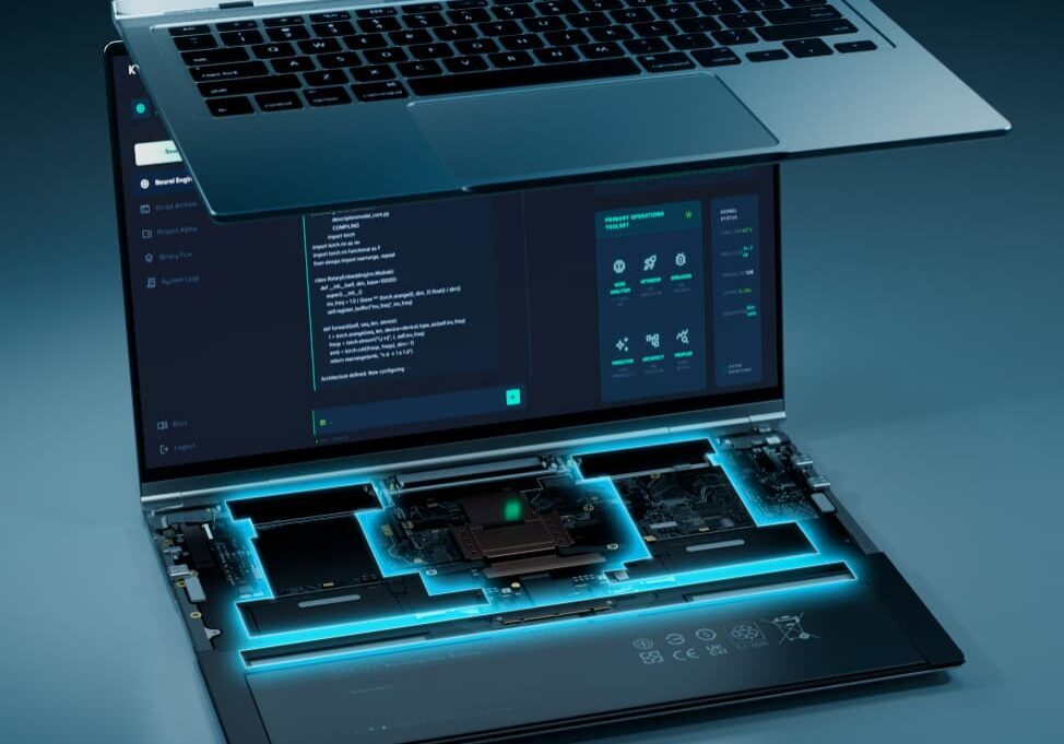 TCO Laptop Without Fans Glow Landscape